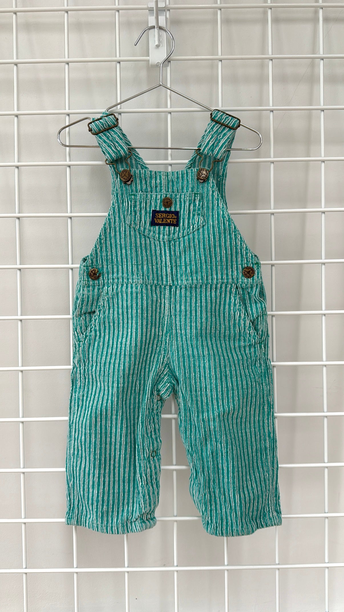 sergio valente corduroy overalls