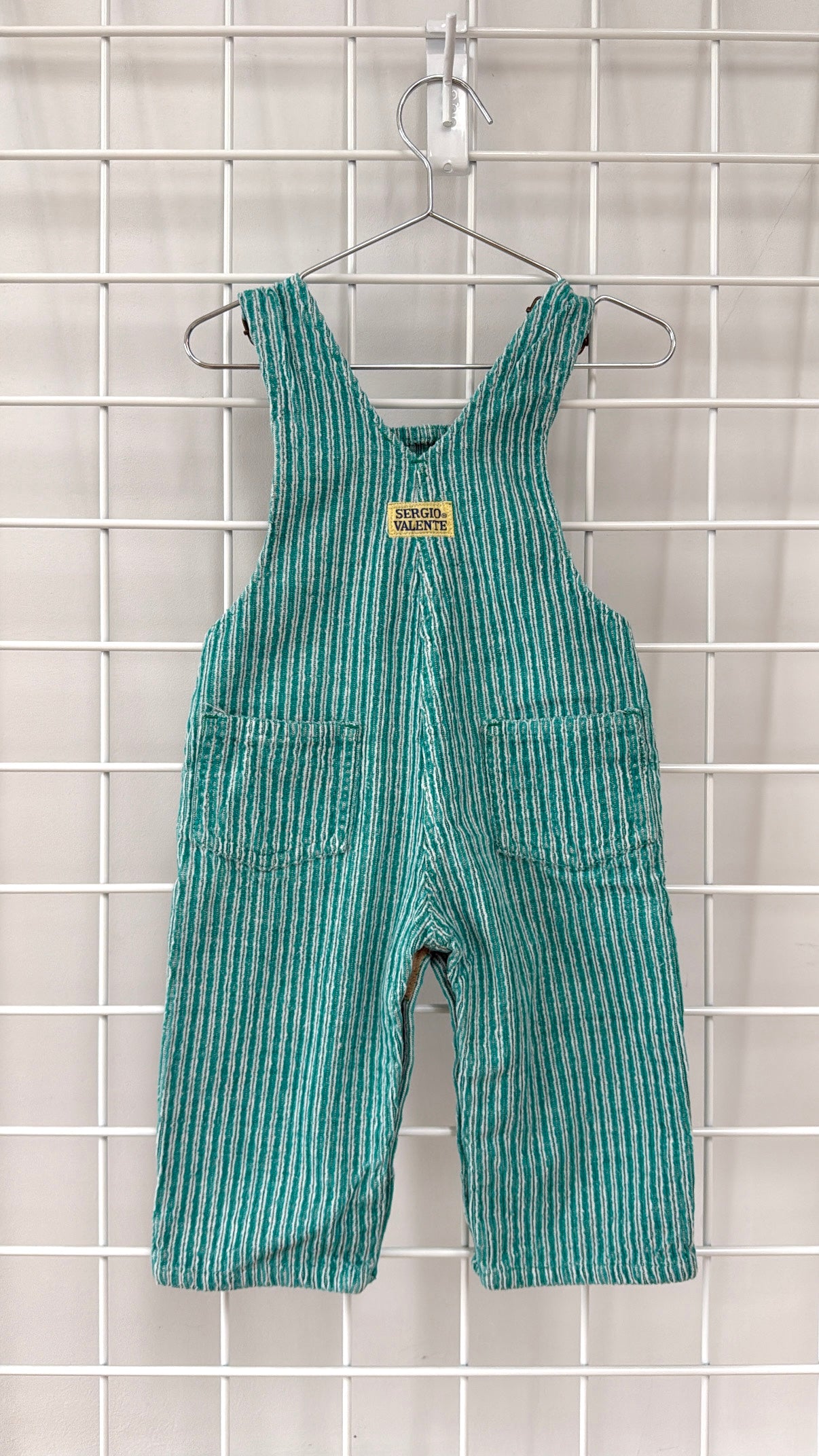 sergio valente corduroy overalls