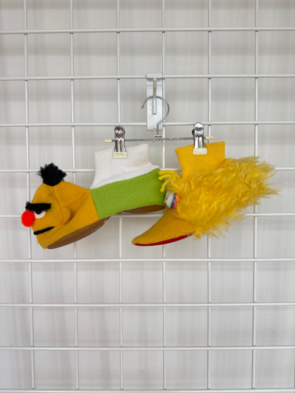 sesame street slippers (bert and big bird)
