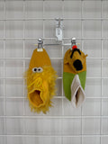 sesame street slippers (bert and big bird)