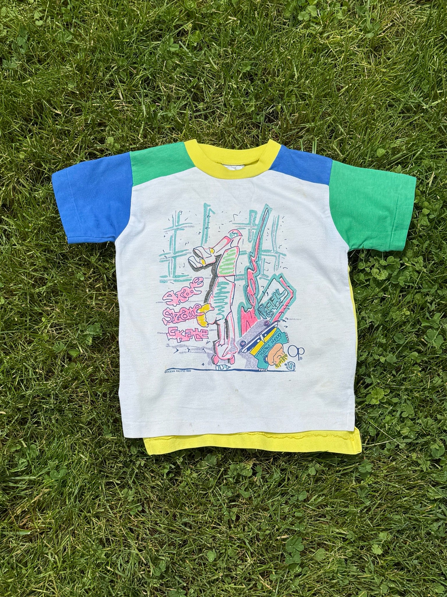 OP graphic skate tee