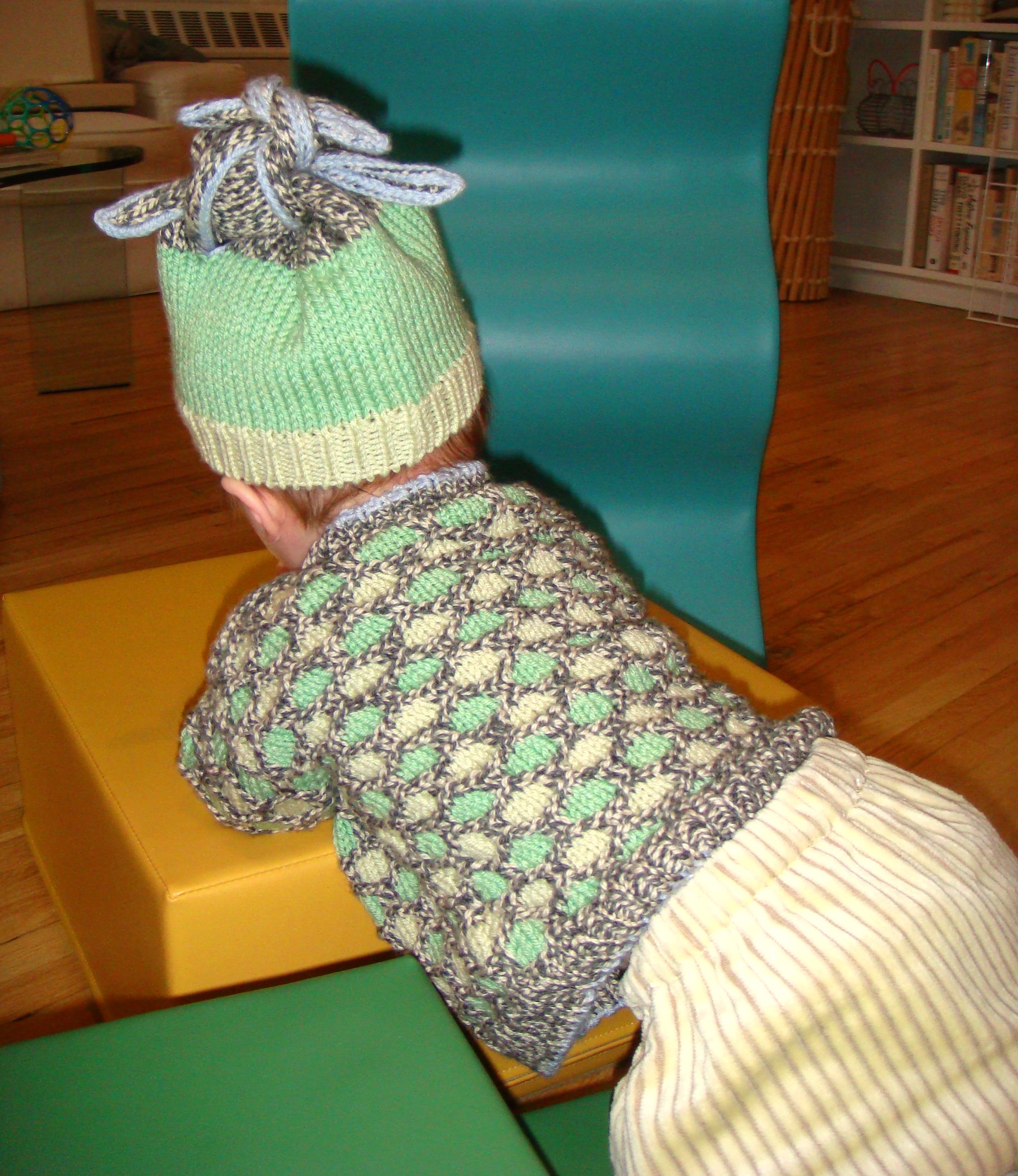 knotty hat - pistachio