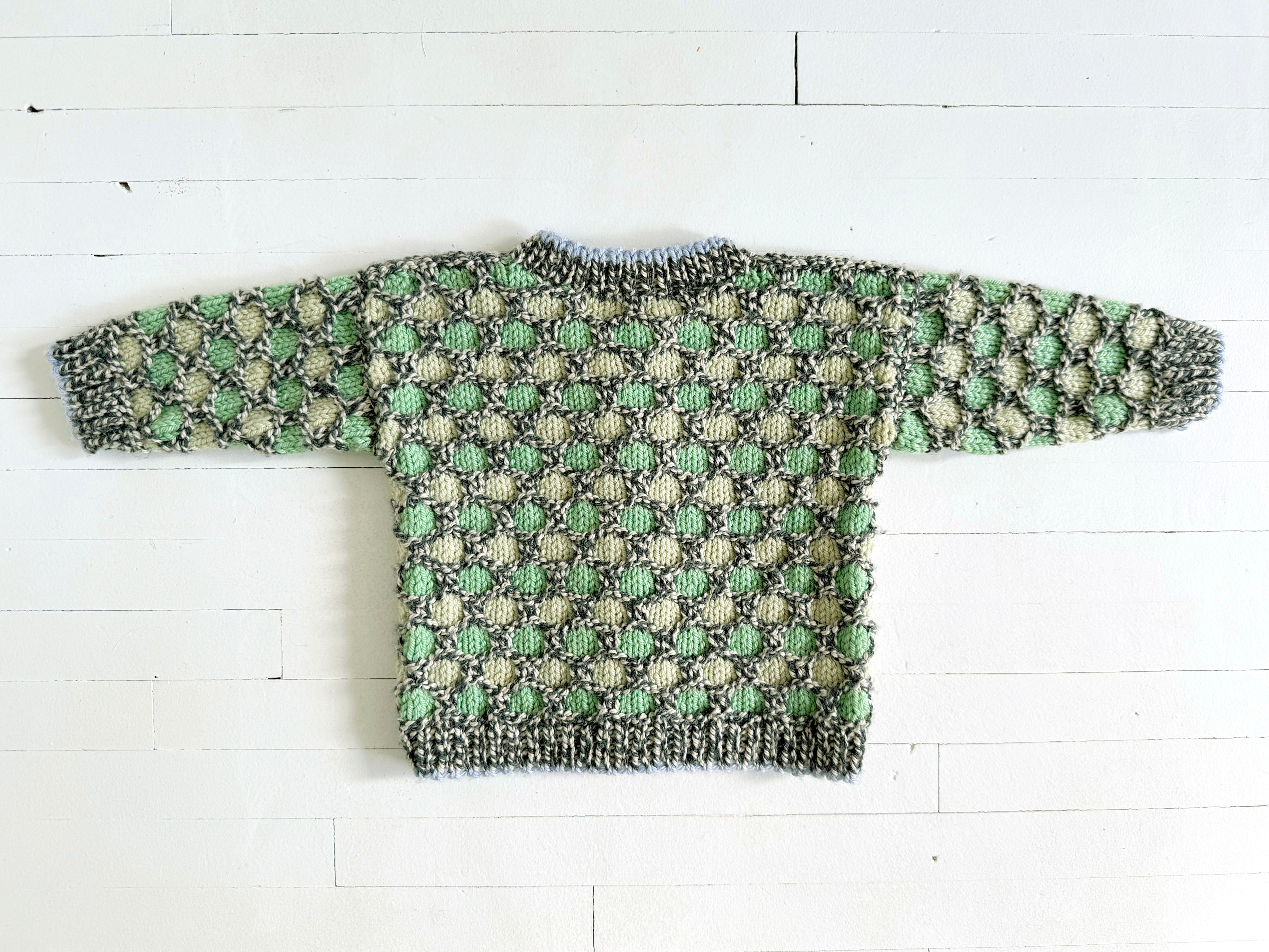 dot cardi - pistachio