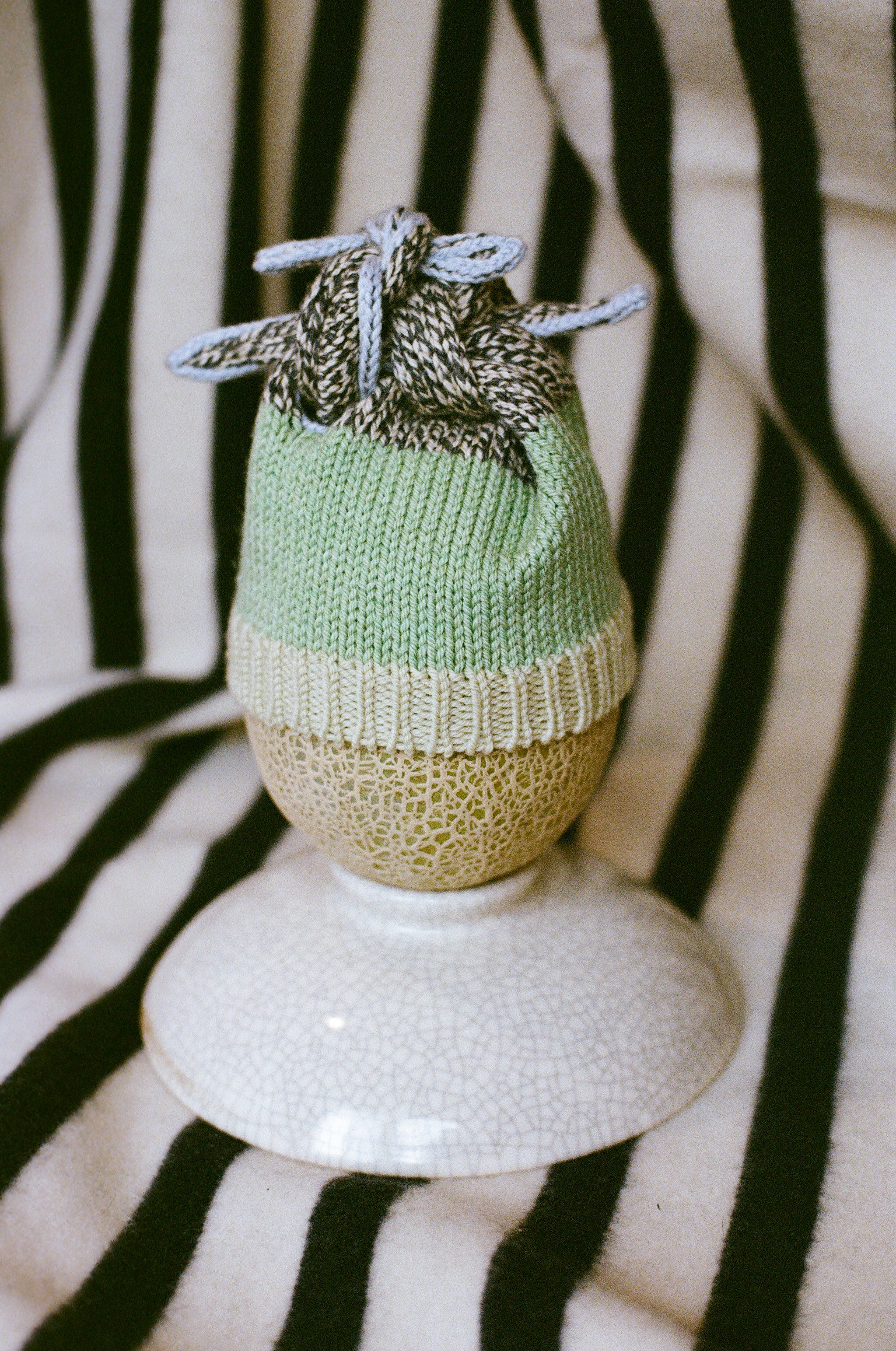 knotty hat - pistachio